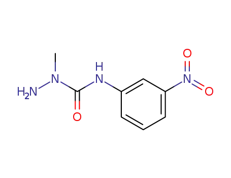 Molecular Structure of 19088-24-5 (1-methyl-N-(3-nitrophenyl)hydrazinecarboxamide)