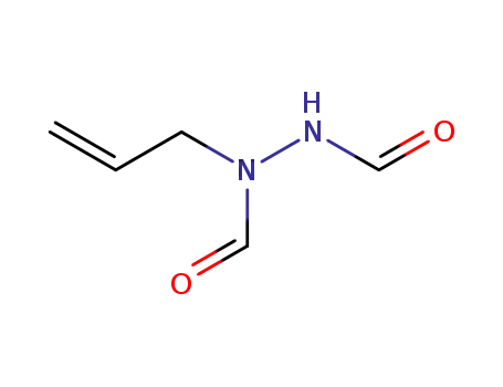 Molecular Structure of 216854-53-4 (1-Allyl-1.2-diformyl hydrazine)