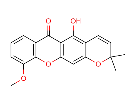 5-hydroxy-10-methoxy-2,2-dimethyl-2<i>H</i>-pyrano[3,2-<i>b</i>]xanthen-6-one