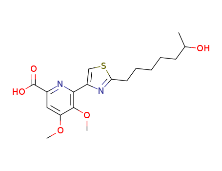 6-[2-(6-Hydroxyheptyl)thiazol-4-yl]-4,5-dimethoxypyridine-2-carboxylic acid
