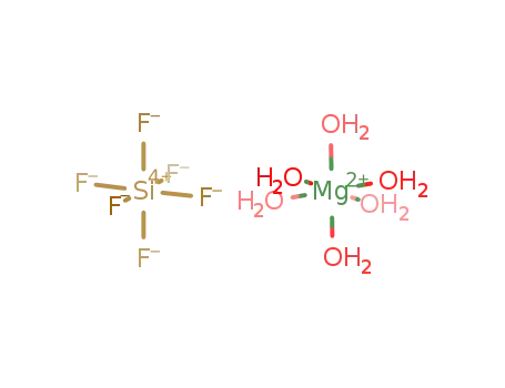 Molecular Structure of 18972-56-0 (Magnesium hexafluorosilicate hexahydrate)