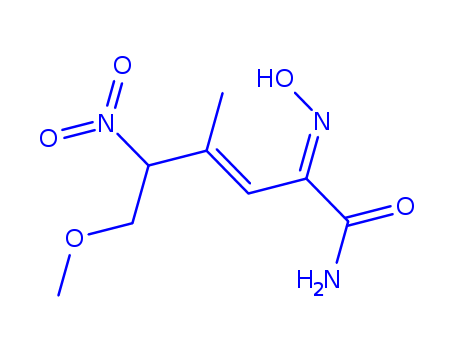 (E)-METHYL-2-[(E)-HYDROXYIMINO]-5-NITRO-6-METHOXY-3-HEXENEAMIDECAS