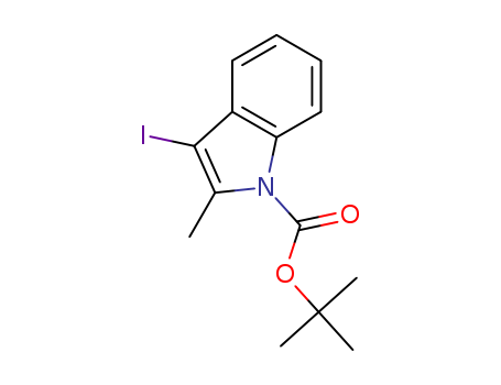 tert-Butyl 3-iodo-2-methyl-1H-indole-1-carboxylate, 1-(tert-Butoxycarbonyl)-3-iodo-2-methyl-1H-indole