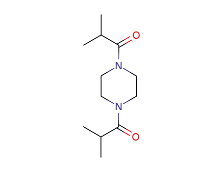 Molecular Structure of 18940-58-4 (1,4-Diisobutyrylpiperazine)
