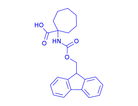 Molecular Structure of 188751-56-6 (FMOC-1-AMINO-1-CYCLOHEPTANECARBOXYLIC ACID)