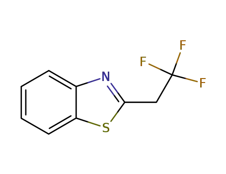 Molecular Structure of 4225-10-9 (Benzothiazole, 2-(2,2,2-trifluoroethyl)- (7CI,8CI))