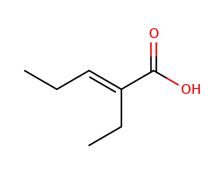 2-Pentenoic acid, 2-ethyl-, (E)-