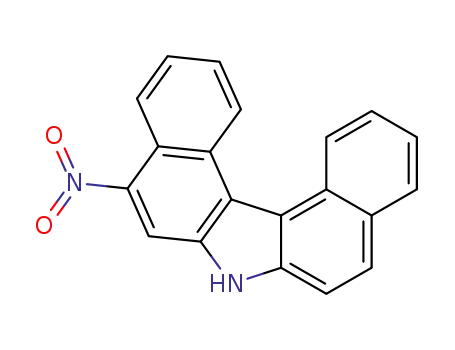 Molecular Structure of 188970-78-7 (5-nitro-7H-dibenzo[c,g]carbazole)