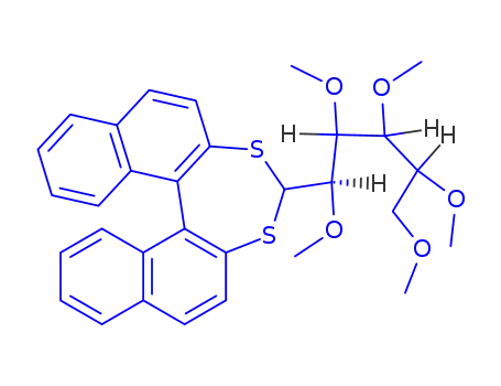 D-Glucose, 2,3,4,5,6-penta-O-methyl-, cyclic (R)-1,1-binaphthalene-2,2-diyl dithioacetal