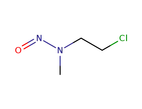 Molecular Structure of 16339-16-5 (N-NITROSOMETHYL-2-CHLOROETHYLAMINE)