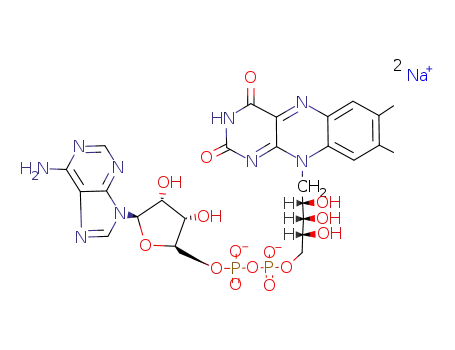 Molecular Structure of 84366-81-4 (Flavin adenine dinucleotide disodium salt)
