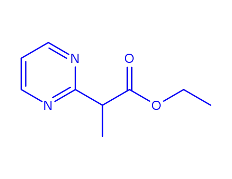 2-Pyrimidineacetic acid, -alpha--methyl-, ethyl ester (9CI)