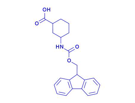 Cyclohexanecarboxylicacid, 3-[[(9H-fluoren-9-ylmethoxy)carbonyl]amino]-