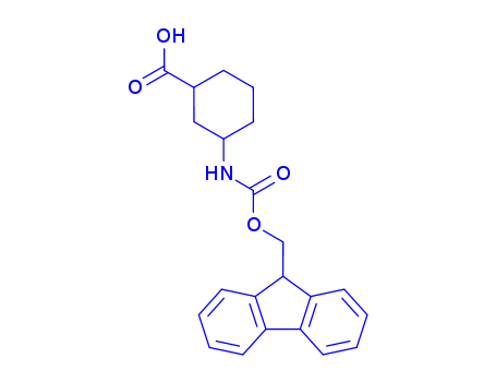 Molecular Structure of 194471-84-6 (3-FMOC-AMINO-CYCLOHEXANECARBOXYLIC ACID)