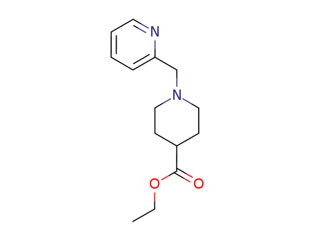 Molecular Structure of 138030-53-2 (1-PYRIDIN-2-YLMETHYLPIPERIDINE-4-CARBOXYLIC ACID ETHYL ESTER)