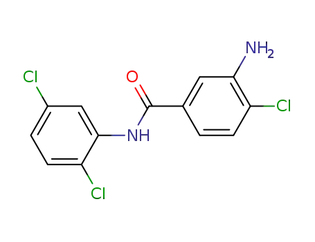 Molecular Structure of 19277-78-2 (3-amino-4-chloro-N-(2,5-dichlorophenyl)benzamide)