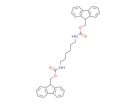 Molecular Structure of 296247-94-4 (Carbamic acid, 1,6-hexanediylbis-, bis(9H-fluoren-9-ylmethyl) ester)