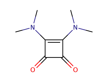Molecular Structure of 19230-34-3 (3,4-BIS-DIMETHYLAMINO-CYCLOBUT-3-ENE-1,2-DIONE)