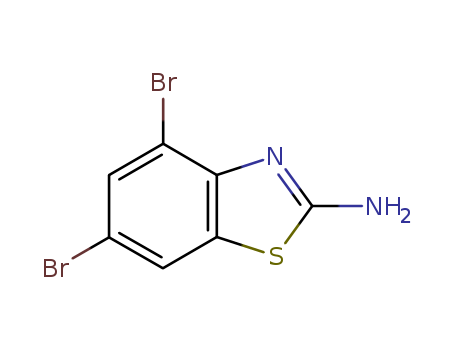 2-Benzothiazolamine,4,6-dibromo-