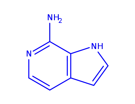 Molecular Structure of 165669-36-3 (1H-Pyrrolo[2,3-c]pyridin-7-amine(9CI))