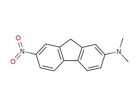 Molecular Structure of 19221-04-6 (2-DIMETHYLAMINO-7-NITROFLUORENE)