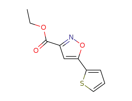 Molecular Structure of 90924-54-2 (ETHYL 5-(2-THIENYL)ISOXAZOLE-3-CARBOXYLATE)