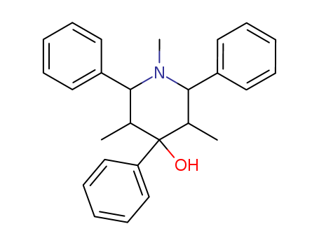 4-Piperidinol,1,3,5-trimethyl-2,4,6-triphenyl- cas  19111-95-6