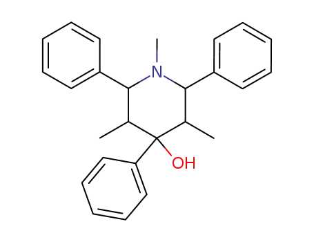 Molecular Structure of 19111-95-6 (1,3,5-trimethyl-2,4,6-triphenylpiperidin-4-ol)