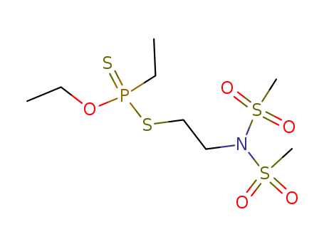 Ethyldithiophosphonic acid O-ethyl S-[2-[bis(methylsulfonyl)amino]ethyl] ester