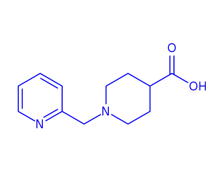 Molecular Structure of 193538-28-2 (1-(PYRIDIN-2-YLMETHYL)PIPERIDINE-4-CARBOXYLIC ACID)