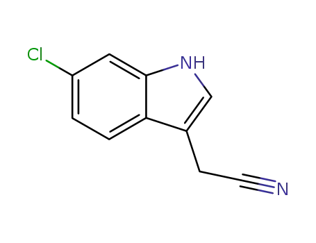 Molecular Structure of 61220-58-4 (6-CHLOROINDOLE-3-ACETONITRILE)