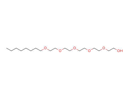 Molecular Structure of 19327-40-3 (N-OCTYLPENTAOXYETHYLENE)