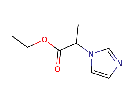 Molecular Structure of 191725-71-0 (1H-Imidazole-1-aceticacid,alpha-methyl-,ethylester(9CI))