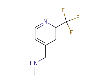 Molecular Structure of 165558-80-5 (N-methyl-1-(2-(trifluoromethyl)pyridin-4-yl)methanamine)