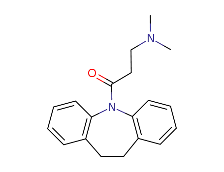 Molecular Structure of 16488-04-3 (5-[3-(Dimethylamino)-1-oxopropyl]-10,11-dihydro-5H-dibenz[b,f]azepine)