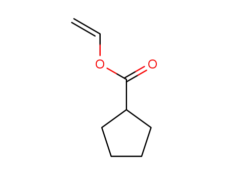 Molecular Structure of 16523-06-1 (Cyclopentanecarboxylic acid vinyl ester)
