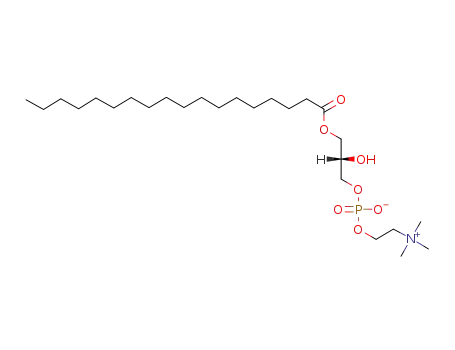 Molecular Structure of 5655-17-4 (1-Stearoyllysophosphatidylcholine)