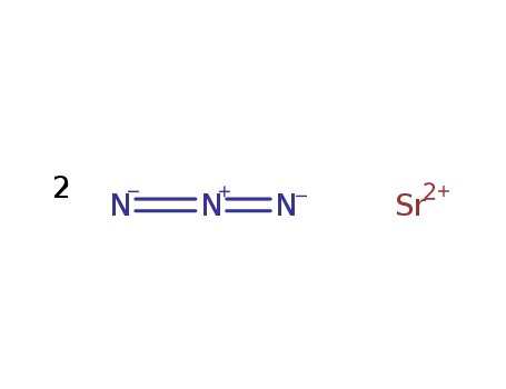 Molecular Structure of 19465-89-5 (Strontium azide)