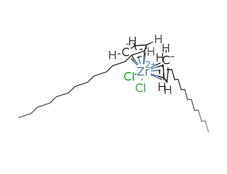 Molecular Structure of 191803-23-3 (BIS(DODECYLCYCLOPENTADIENYL)ZIRCONIUM(IV) DICHLORIDE)