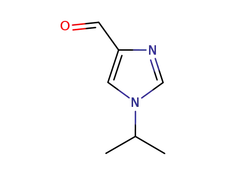 Molecular Structure of 194366-34-2 (1H-Imidazole-4-carboxaldehyde,1-(1-methylethyl)-(9CI))