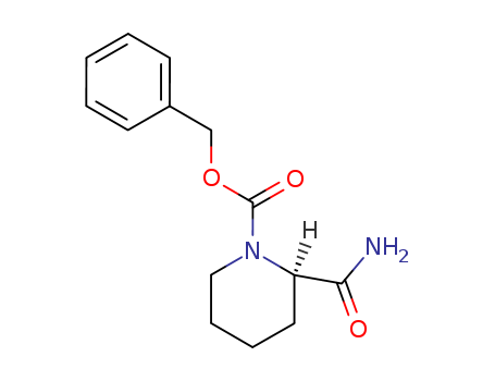 1-Piperidinecarboxylicacid, 2-(aminocarbonyl)-, phenylmethyl ester, (R)- (9CI)
