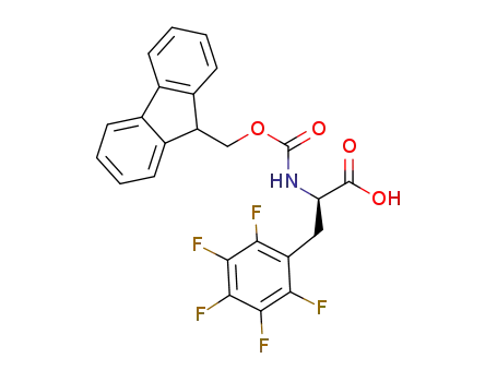 Molecular Structure of 198545-85-6 (FMOC-D-Pentafluorophenylalanine)