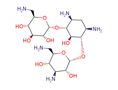 Molecular Structure of 16750-19-9 ((1S,2R,3R,4S,6R)-4,6-diamino-3-[(6-amino-6-deoxy-alpha-D-glucopyranosyl)oxy]-2-hydroxycyclohexyl 3,6-diamino-3,6-dideoxy-alpha-D-glucopyranoside)