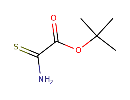 Molecular Structure of 16721-41-8 (Oxamic  acid,2-thio-,tert-butyl  ester  (8CI))
