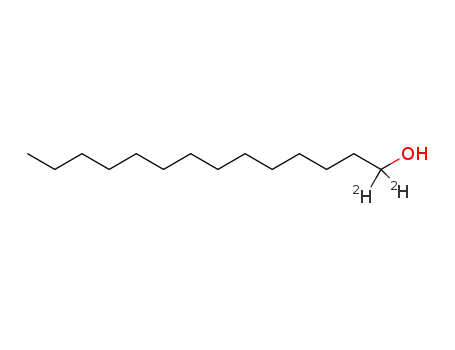 Molecular Structure of 169398-02-1 (N-TETRADECYL-1,1-D2 ALCOHOL)