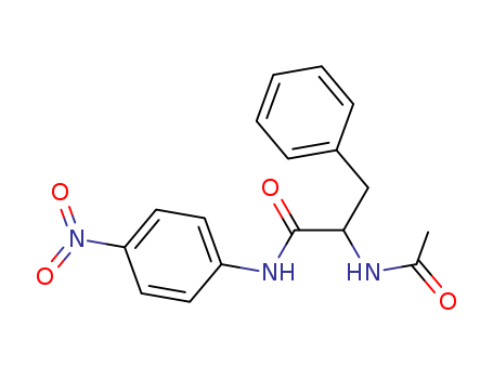 Benzenepropanamide, a-(acetylamino)-N-(4-nitrophenyl)-