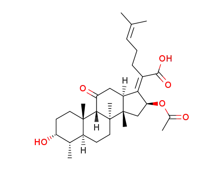 Molecular Structure of 16711-91-4 (11-monoketofusidic acid)