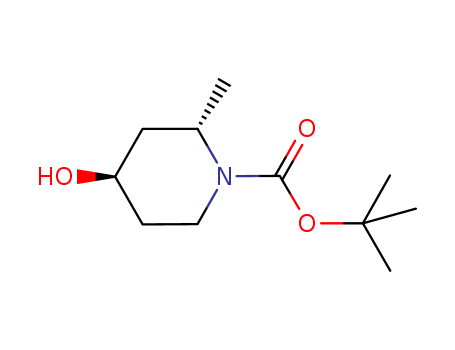 tert-butyl(2S,4R)-4-hydroxy-2-methylpiperidine-1-carboxylate
