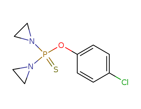 Phosphinothioic acid,bis(1-aziridinyl)-, O-(4-chlorophenyl) ester (9CI) cas  19675-24-2
