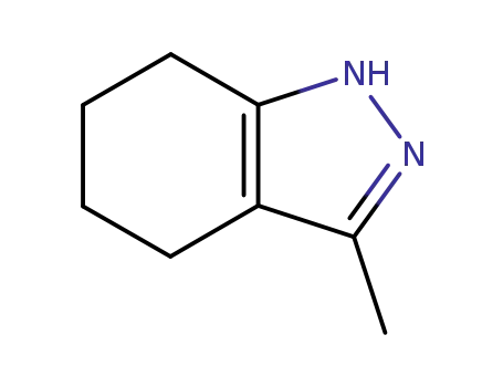 Molecular Structure of 1967-99-3 (3-methyl-4,5,6,7-tetrahydro-2H-indazole)
